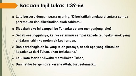 bacaan injil pakai